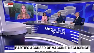 Dr Melissa McCann on Sky News OUTSIDERS re Vaccine Class Action