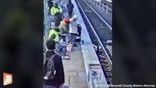 Portland Woman Shoves TODDLER Onto Train Tracks