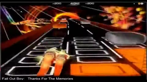 Thanks For The Memories - Fall Out Boys (Audiosurf gameplay)