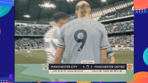 9 Goals Rain in the Manchester Derby! Manchester City Beat Manchester United 6-3