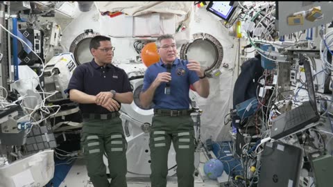 Expedition 69 Space Station Crew Answers Galveston, Texas, Student Questions -