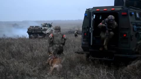 Ukraine War - Footage has been posted on social networks showing the soldiers of the AFU