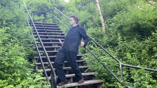 Michael Myers Does Stair Dance from The Joker