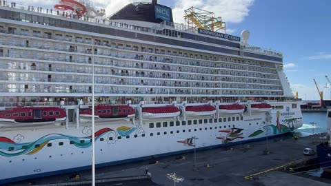 LIVE: Norwegian Getaway arrival in Ponta Delgada Azores Portugal - 29.10.2023 #Cruiseship
