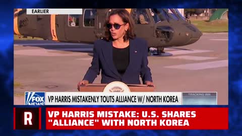 VP Harris Oopsie: U.S. Has "Alliance" with Communist North Korea