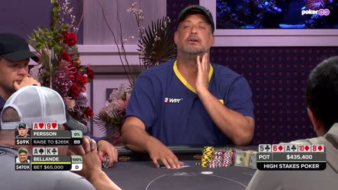 Eric Persson Fires Massive Bluff on High Stakes Poker!