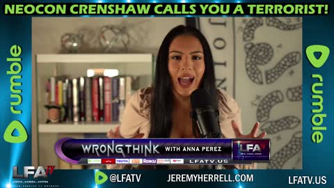 LFA TV CLIP: CRENSHAW CALLS ALL MAGA TERRORISTS!