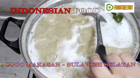 INDONESIAN FOOD - Soto Makassar - South Sulawesi