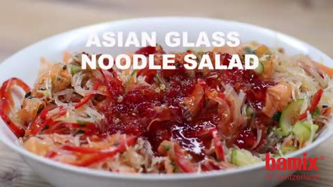 GLASS NOODLE SALAD with bamix® of Switzerland