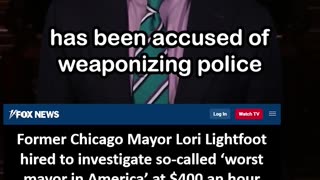 Lori Lightfoot Hired to Investigate 'Worst Mayor in America' at $400/hour