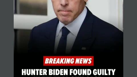 Joe biden you said yourself no one above law hunter going federal prison 25 years in jail 😅🤣6/11/24