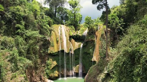 Waterfall Jungle Halong bay