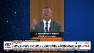 Dino diz que governo e judiciário vão regular a internet