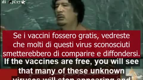 Muammar Gaddafi Warned Of Big Pharma Years Ago