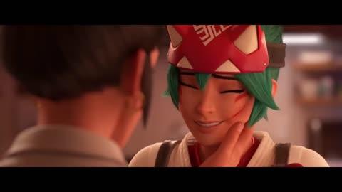 #AudioDescription _ Overwatch 2 Animated Short _ “Kiriko”