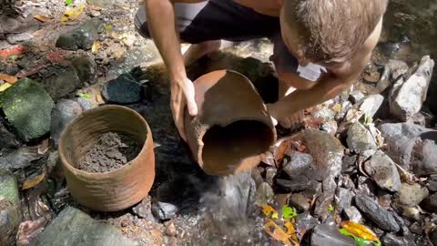 Primitive Technology: Making Iron From Creek Sand