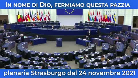 In nome di Dio , fermiamo queste pazzie : Francesca Donato interviene a Strasburgo