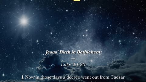 Christian Meme Video: Christmas Video about Luke 2:1-20, Version 2 (12/24/2023)