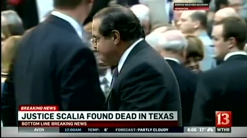 February 13, 2016 - Newscast Leads with Death of SCOTUS Justice Antonin Scalia