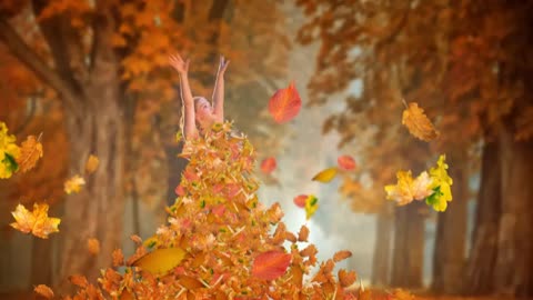 Dancing Autumn Leaves