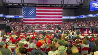 The fake news is having another panic attack after seeing the size of Trump's rally in Philadelphia.