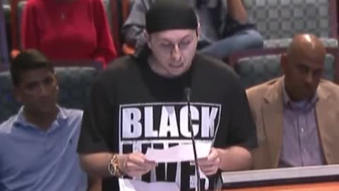 BLM activist Demands Reparations & George Floyd Bill For Schools at Frisco, TX City Council