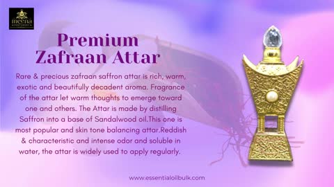 Zafraan Attar | Natural Attars | Attars in India