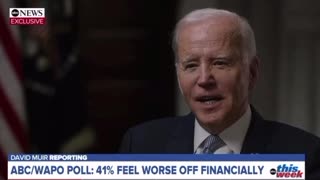 Biden blames the TV for people being unhappy with the economy