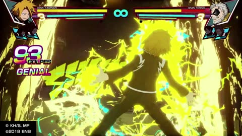 My Hero One's Justice - Denki Kaminari super moves attacks