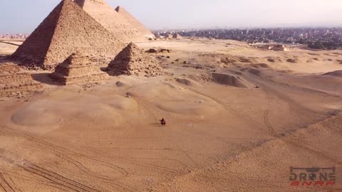 Pyramids - Giza, Egypt 🇪🇬- by drone [4K]