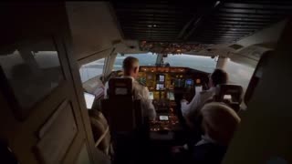 Trump Force One the cockpit