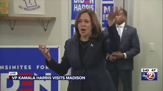 Kamala Desperately Tries Her Hardest To Give A Speech About Democracy
