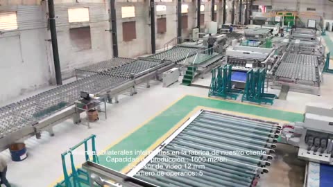 Automatic Glass Double Edging Production Machine From Cutting to Washing Without Unloading