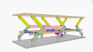 0003 - Lift of double parallelogram mechanism 2c