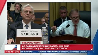 Jim Jordan Rips Apart AG Garland's Two Standards of Justice