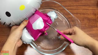 SPECIAL SERIES PEPPA PIG & HELLO KITTY SLIME | Mixing Too Many Things into Clear Slime