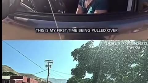 A woman disapears in front of cop Real or not? watch the dash cam clock - is this the rapture