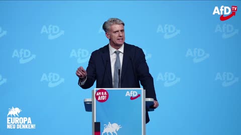 Dr. Marc Jongen beim AfD-Wahlkampfauftakt zur Europawahl in Donaueschingen am 27. April 2024