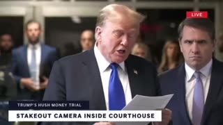 Trump Statement at Stormy Daniels Hush Money Hoax Trial - 05.30.2024