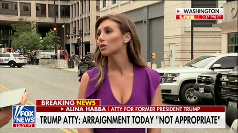 Trump Attorney Addresses Arraignment In Front Of Courthouse