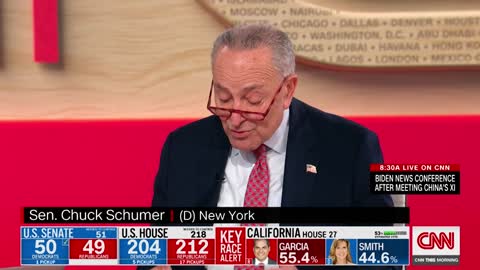 Schumer explains three reason Dems avoided 'red wave'