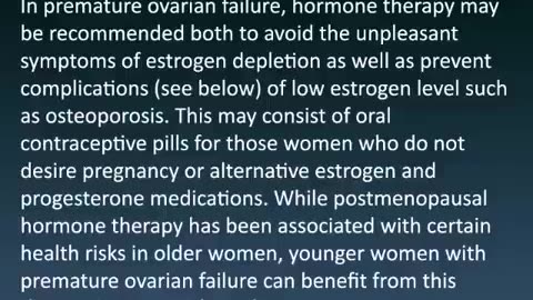 Treatment of Amenorrhea