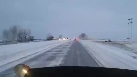 Accident HWY 1 Moose Jaw Sk Canada