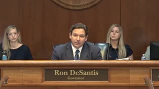 Governor DeSantis says "World Economic Forum policies are dead on arrival" in Florida.