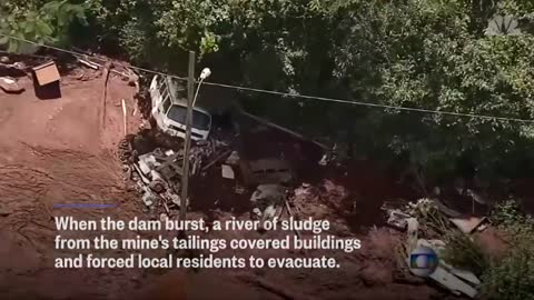 Hundreds Missing In Mud Torrent After Brazil Dam Burst | NBC News