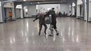 Montreal Buhurt Sparring Pro Fight (Dom vs Mic)