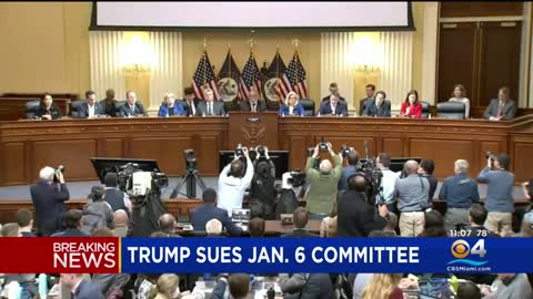 Ex-President Donald Trump sues Jan. 6 Committee