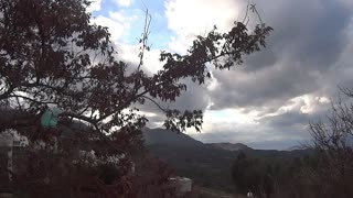 cretan snowing mountains and my village