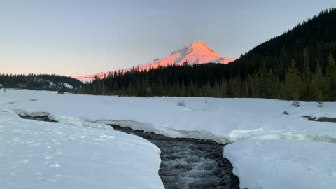Unreal Winter Beauty – White River West Sno Park – Mount Hood – Oregon – 4K