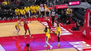 NBA - Sengun elevates off the roll for the EMPHATIC jam! Lakers-Rockets